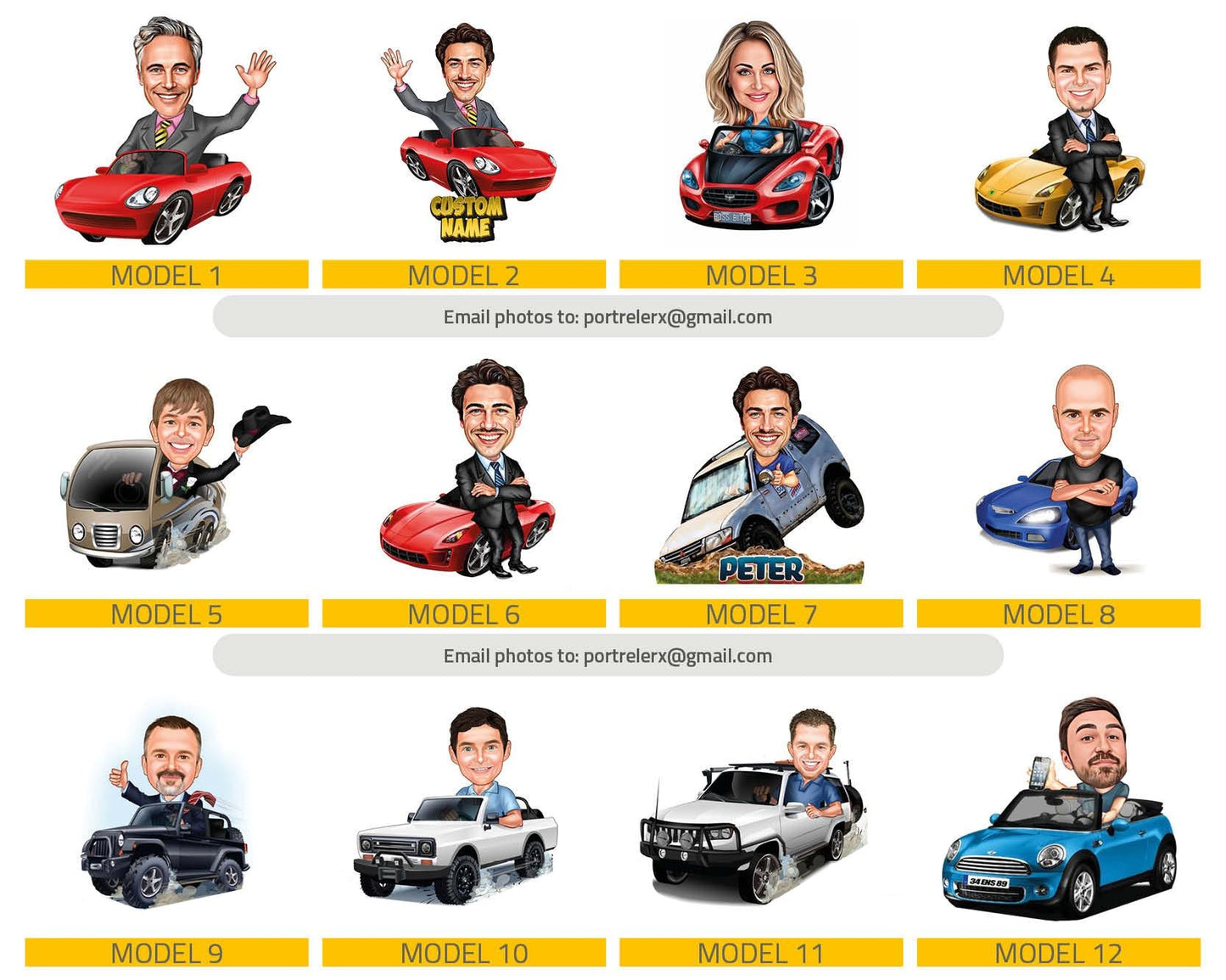 Personalized Car Dealer Gift, Wooden Figurine Trinket, Car Salesman Gift / Car Guy Gift Custom Car Charm Rear View Mirror