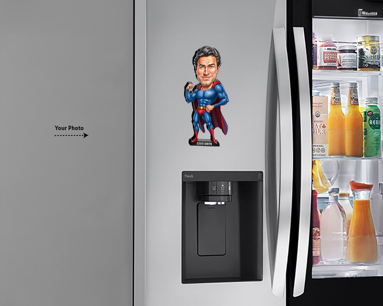 Personalized Superhero Gifts | Caricature Portrait From Your Photo | Funny Gift Sets with Your Photo & Name | SP039