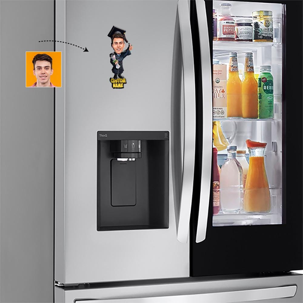 Graduation Figurine | Personalized Graduate Gift from Your Photo | Custom Figurine, Magnet, Keychain & Car Charm